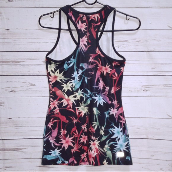Fila Multi-Color Floral Bird Racerback Sport Tank - Picture 2 of 5